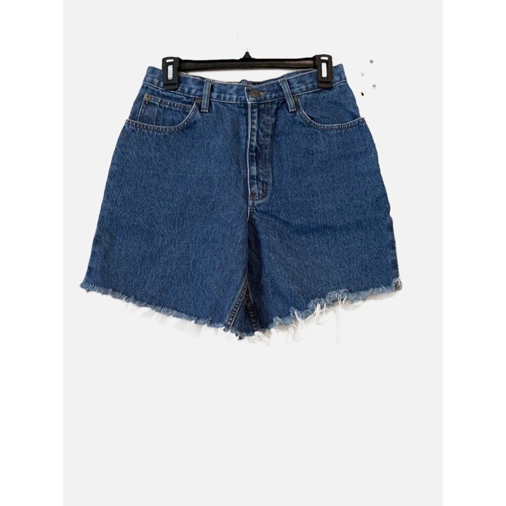 Open trails Women Zipper Front 100% Cotton Denim Shorts Size 6A-32X32.Pre-Owned